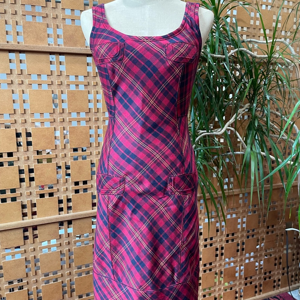 L.A.M.B. Plaid Dress